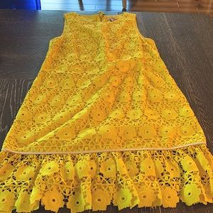 Juicy Couture floral lace dress.